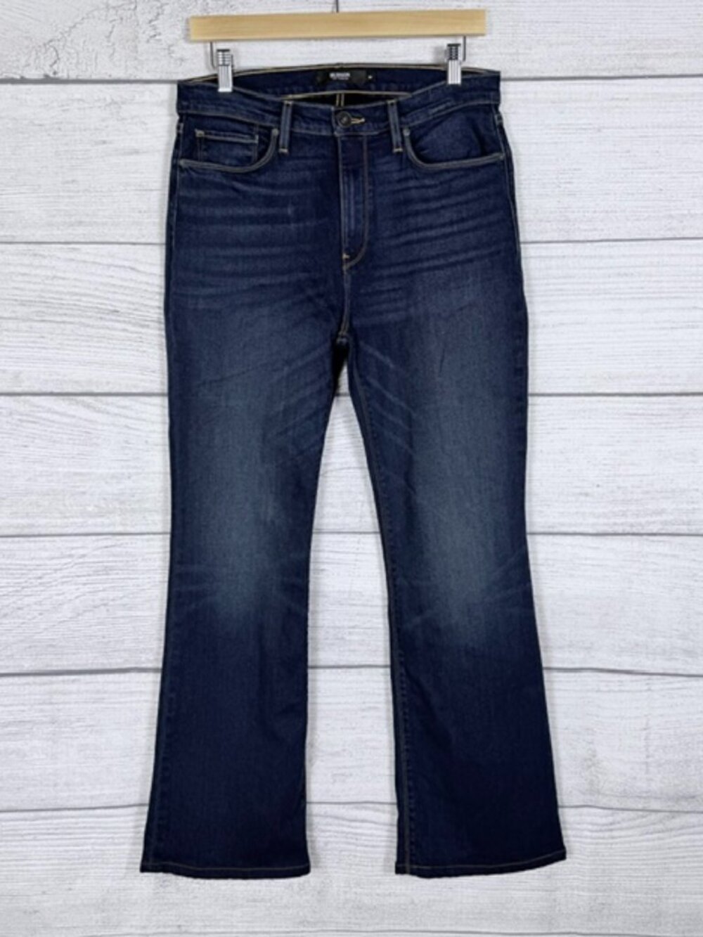 HUDSON Barbara High Rise Bootcut Jeans Dark Wash Indigo Stretch Denim Size 30